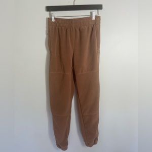 Avia brown sweatpants with zipper pockets size xs